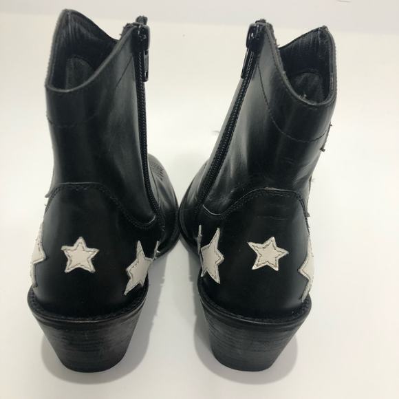 Seychelles Womens Under The Stars Cowboy Leather Ankle Boots Black Size US 7 - Picture 5 of 10